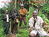 Batibo, Cameroon: eating "tikori" (photo: Njei M.T